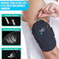 HiRui Universal Comfort Armband Phone Holder Running Armband Adjustable Wristband Phone Holder for Exercise Workout Compatible with iPhone 16/15/14/13/Plus/Pro Samsung Galaxy All Phones (Black)