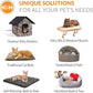 K&H Pet Products EZ Mount Thermo-Kitty Window Bed Extra-Deep Gray 27 X 10 X 11 Inches