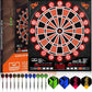 Electronic Dartboard, Electric Dart Boards for Adults,Electronic Scoreboard, Light-Up Led Display, 12 Darts Soft Tip Professional Dart Board and Extra Tips, Up to 8 Players