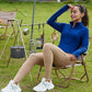 baleaf Women's Fleece Lined Leggings Waterproof Winter Hiking Pants Thermal Running Tights Zipper Pockets High Waisted