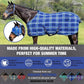 Kensington Fly Mask with Fleece Trim for Horses — Protects Face and Eyes Helps Block Sun Rays While Allowing Full Visibility — Breathable and Non Heat Transferring
