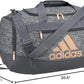 adidas Unisex Defender 4.0 Gym Duffel Bag for Men and Women, Jersey Onix Grey/Rose Gold/Onix Grey, Small (38L)
