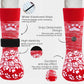 EXPAWLORER Anti Slip Dog Socks, Red, Medium, 4 Count, Fabric, Elastic Band, Dog, Paw Protection, Indoor & Outdoor