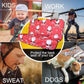 Back Seat Cover for Car Trucks Van SUV,Waterproof Rear Bench Towel Seat Covers for Dogs and Kids,Automotive Backseat Protector (Santa Claus)