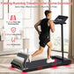 Walking Pad Treadmill with Handle Bar, 3.5HP Compact Electric Walking Pads Treadmills with Handles for Home Apartment Small, 0.6-10MPH Portable Foldable Folding Small Treadmill Home, 400LBS Capacity