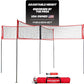 PowerNet Four Square Volleyball Net, Fun New Game, Play at The Park or Beach, 2 Versions