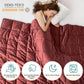 L'AGRATY Weighted Blanket - 48"x72" 20lbs Cooling Breathable Heavy Blanket Microfiber Material with Glass Beads for Adult All-Season Summer Fall Winter Soft Thick Comfort