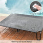 pettycare Elevated Outdoor Dog Bed - Dog Cots beds for Large Dogs XL, Waterproof Raised Dog Bed Easy to Assemble, Cooling Elevated Dog Bed with Teslin Mesh, Durable, Non Slip, Up to 85 lbs,Black