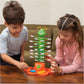 PlayMonster Giggle Wiggle Board Games for Kids, Hand-Eye Coordination, Preschool Games, The Twisting-Turning Race to Get Your Marbles to The Top Game, Ages 4+, Batteries Not Included