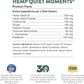 NaturVet Quiet Moments Plus Hemp Calming Aid Soft Chews for Dogs, Count of 60, 60 CT