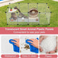 12 Panels Transparent Small Animals Playpen,48" x 24" x 16" Portable Pet Playpen,Plastic Enclosure,Puppy Play Pen for Indoors Outdoor Pet Fence for Guinea Pigs,Bunny,Ferrets,Hamsters,Hedgehogs