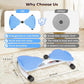 Ab Twister Board,300 lbs Capacity,Slim Waist and Core Ab Exercise,Foot Massage Design,Noiseless Home Gym Exercise