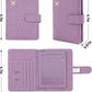 Melsbrinna Rfid Passport Holder for Travel women/Men, Cute Passport Wallet Rfid Blocking Card Slots, Rfid Passport Cover/CaseTravel Wallet, Passport Book Holder (1, Purple1)