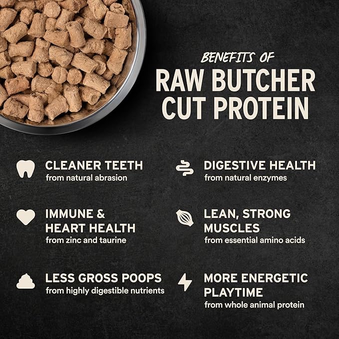 Vital Essentials Freeze-Dried Raw Turkey Meal or Mixer Cat Food Soft Nibs | 99% Turkey, Organs & Bone | 12 oz