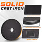 Yes4All Standard 1" Cast Iron Weight Plate - Ideal for Strength Training - Multiple Weight: 5LB to 25LB (Single & Set of 4)