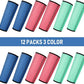Jexine 12 Fly Boots for Horse Set of 12 Loose Breathable Mesh Horse Fly Sheets Protective Horse Leg Wraps Leggings for Preventing Flies and Mosquitoes Bites (Blue, Green,Red)