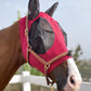 Horse Fly Mask Super Comfort Horse Fly Mask Elasticity Fly Mask with Ears We Only Make Products That Horses Like… (Burgundy, M)