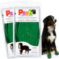 Protex PawZ Rubber Dog Boots for Paws 4" and Up, 24 Total (2 Packs of 12) - All-Weather, Anti-Slip, Waterproof Dog Socks - X-Large, Green