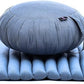 Leewadee Meditation Cushion Set – 1 Round Zafu Meditation Pillow and 1 Square Roll-Up Zabuton Meditation Mat, Pillows Bundle Filled with Kapok