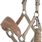 LeMieux Vogue Fleece Headcollar - Halter & Leadrope - Extra Padding, Adjustable at Curb and Poll Strap
