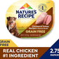 Nature's Recipe Grain Free Wet Dog Food, Chicken & Turkey Recipe, 2.75 Ounce Cup (Pack of 12)