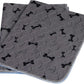 Washable Dog Pee Pads with Free Grooming Gloves,Non Slip Dog Mats with Great Urine Absorption,Reusable Puppy Pee Pads for Whelping,Potty,Training,Playpen