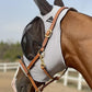 Horse Fly Mask Super Comfort Horse Fly Mask Elasticity Fly Mask with Ears We Only Make Products That Horses Like… (Gray, M)