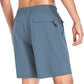 Men's Gym Shorts Sports Quick Dry Workout Running or Casual Training Short with Zipper Pockets