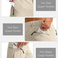 Pudolla Men's Hiking Cargo Shorts 9" Lightweight Outdoor Work Shorts for Men Travel Golf Camping Casual with 5 Zipper Pockets