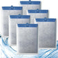 6 Pack Filter Cartridge Compatible with Whisper Bio-Bag Filters, Large Aquarium Filter Cartridges Compatible Replacement with Whisper Filters 20i,40i/IQ20,30,45,60/PF20,30,40,60 and ReptoFilter