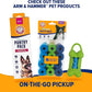 Arm & Hammer Dog Pooper Scooper Swivel Bin & Rake, Poop Scoop for Dogs, Black (2 Heavy Duty Scented Waste Bags Included)