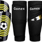 Gonex Soccer Shin Guards for Kids Adult, Youth Boys Girls Shin Guards Slip in Soccer Shin Pad Sleeves Canilleras for Football Games, EVA Cushion Protection Reduce Shocks & Injuries