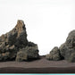 LANDEN Black Icelandic Lava Stone Natural Rocks (18lbs, 3~11 inches,11pcs) for Aquariums, Paludariums, Terrariums, Caves and Rocky Peaks, Mountainous Desert Landscapes