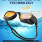 Swim Goggles, Goggles Adult with Swimming Cap, Nose Clip & Ear Plugs, UV Protection Anti-Fog Lens and Case for Adult