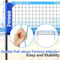 Volleyball Net for Backyard, Professional Portable Outdoor Heavy Duty Volleyball Net Set with Adjustable Aluminum Poles, Anti-Sag Design, Double Tension Adjuster for Beach, Grass |1680D Bag
