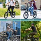 Gotrax 20" Folding Electric Bike with 40Miles (Pedal-assist1) by 48V Battery, 20Mph Power by Peak 500W, Adult Electric Bicycle with 5 Pedal-Assist Levels& LCD Display, Suitable for Commuting