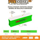 FurDozer X3 PRO Pet Hair Remover & Auto Detailing Tool - Cat & Dog Hair Remover for Carpets, Car Interiors, Couches, Bedding, & Furniture - Reusable Pet Hair Removal Tool for Fur & Lint, 5" (2-Pack)