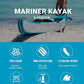 BEYOND MARINA Inflatable Kayak 1 & 2 & 3 Person Adult- Full Drop Stitch Kayak with Aluminum Paddles, Seats, Footrests, Pump, Fins