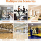 ROOMTEC Workout Mirrors for Home Gym 60"x36"-2PCS, Large Wall Mirror Full Length for Fitness, Yoga, Big Wall Mounted Frameless Glass Mirror for Garage, Dance Studio, Bedroom