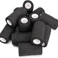 TOBWOLF 12PCS Self Adherent Bandage, 4" x5yd / 10cmx4.5m Cohesive Elastic Bandage Wrap, Breathable Sports Tape for Wrist Ankle Knee Leg Sprains Swelling - Black