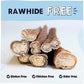 Pawstruck All-Natural 12" Bully Sticks for Dogs - Long Lasting, Rawhide-Free, Low Odor & Grain-Free Dental Chew Treat - Healthy Single Ingredient, 100% Real Beef - 1 lb Bag