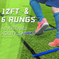 Kids Soccer Goal for Backyard, 6x4 9x5 FT Portable Soccer Nets Pop Up with Ball, Agility Ladder, Cones, Target & Carry Bag for Toddler Youth Outdoor Indoor Training Practice Sports Games Play