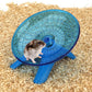 Hamster Wheel Flying Saucer Silent Exercise Wheel Running Wheel for Hamsters, Gerbils, Mice and Other Small Pets, Silent Hamster Running Wheel(Blue)