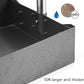 Dog Pooper Scooper for Large Dogs, Metal Aluminum Tray and Spade Poop Scoop Set with Adjustable Stainless Steel Long Handle, Pet Waste Removal Heavy Duty Poop Scooper