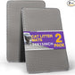 Cat Litter Mat Double Layer Waterproof Urine Proof Trapping Mat 2 Pack (Gray, 24x15 Inch)