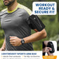 HiRui Cell Phone Holder Arm Bag & Wrist Bag for Phone, Sports Running Armband for Gym & Cycling, Compatible with iPhone 16/16Pro/Plus/15/14 Samsung Galaxy All Phones, Reflective & Adjustable (Black)