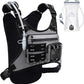 Running Vest with 2L Water Bladder, USA Original Patent, Lightweight Adjustable Chest Pack with Gear Holder, Reflective Running Hydration Vest for Women Men for Marathon