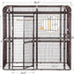 wonline Parrot Cages for Large Birds Outdoor Extra Large Bird Cage with Bird Cage and Perch, Suitable for Macaws Canaries Parrots Budgie Lovebirds