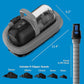 Original Pet Grooming Vacuum Kit - Cat & Dog Grooming Kit for Easy Pet Care at Home, Quiet & Safe Dog Hair Remover Machine with Brush, Clipper, Shedding & Cleaner Tools & 1L Canister