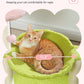 Flower Cat Tree, 28" Cat Tower with Cozy Flower Perch, Large Hammock for Indoor Small Cats, Cute Cat Tree with Sisal Scratching Post and Fur Toy Ball for Kittens, Pink